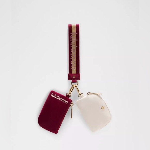 lululemon athletica Accessories - Lululemon Dual Pouch Wristlet Wordmark